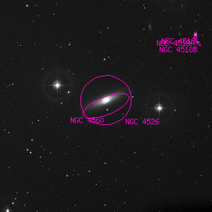 DSS image of NGC 4560