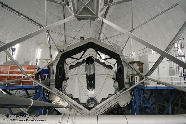 Looking into the optics of the Keck 2 telescope