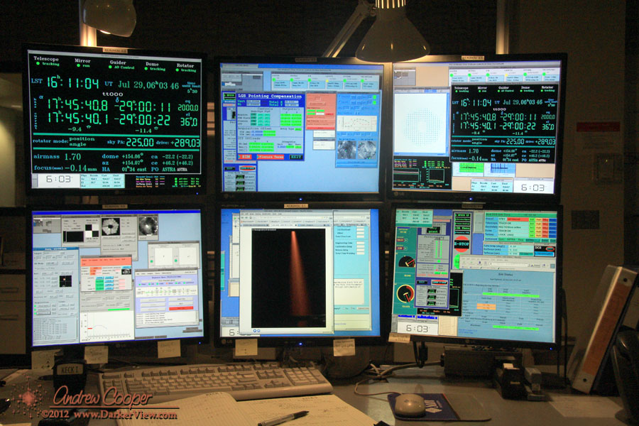 Keck 1 Operator's Station