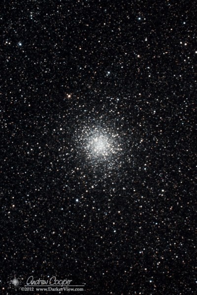 M22 or NGC6656 in Sagittarius, a classic globular cluster, AT6RC and Canon 60D 20x4min @ ISO2000