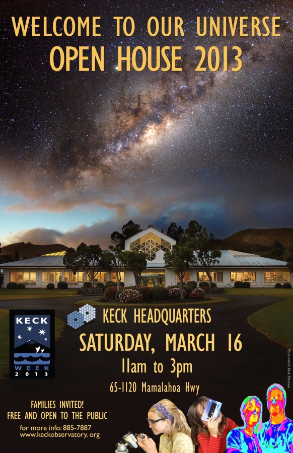 Keck Open House Poster