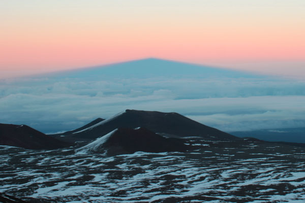 The Shadow of Mauna Kea