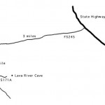 Lava River Cave Map