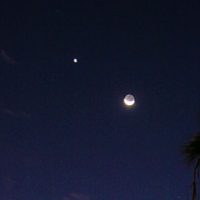 e Moon, Venus and Aldebaran
