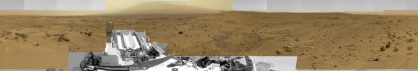 Billion-Pixel View From Curiosity at Rock Nest, Raw Color