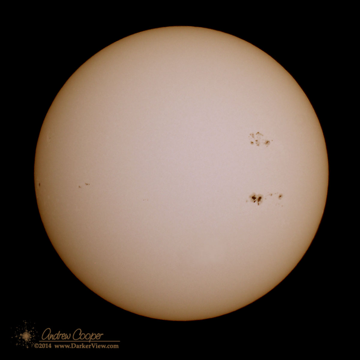 Sunspots 5Feb2014