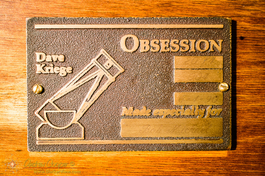 Obsession Name Plate