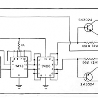 An typical telescope drive corrector schematic from the 1980's