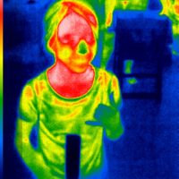 Thermal image of a young guest at AstroDay