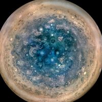 Jupiter South Pole from Juno