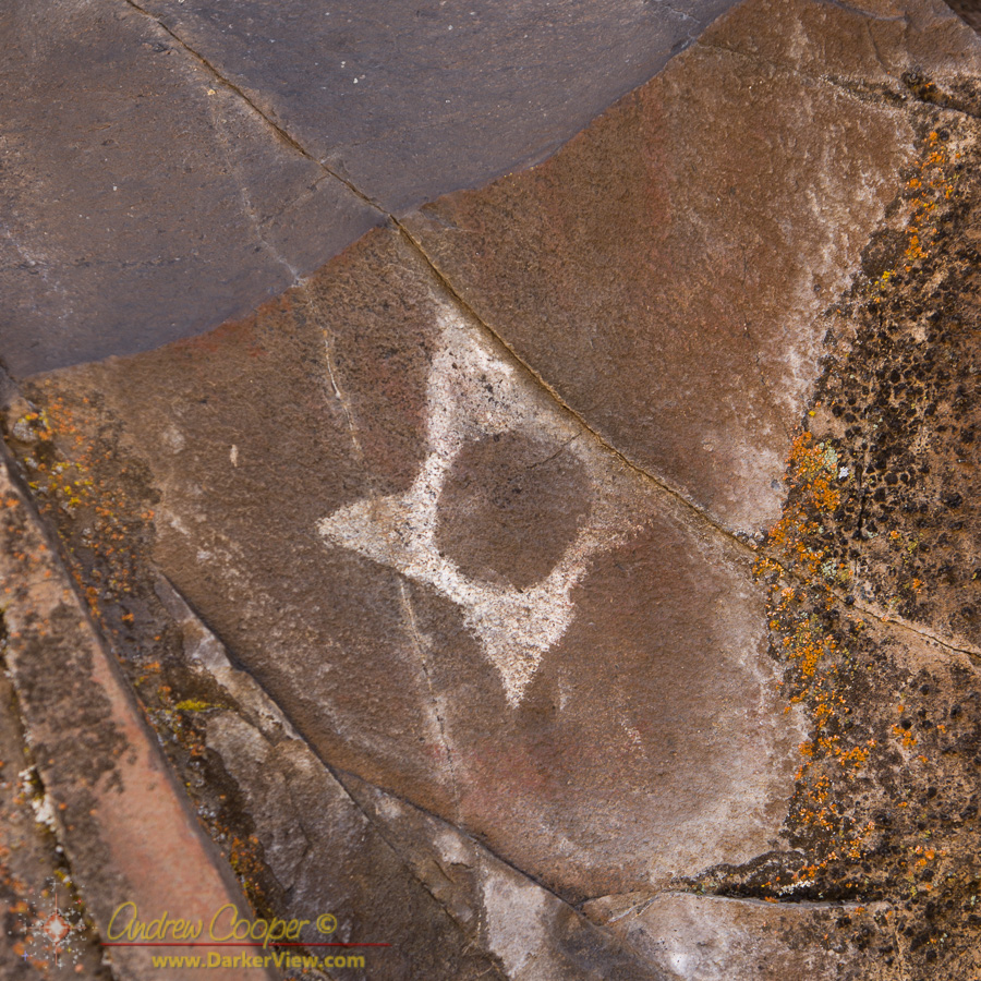 Eclipse Petroglyph at Horsethief Lake