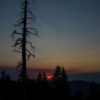 Post Eclipse Sunset