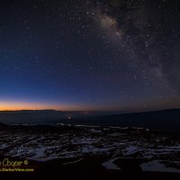 Milky Way over Mauna Loa