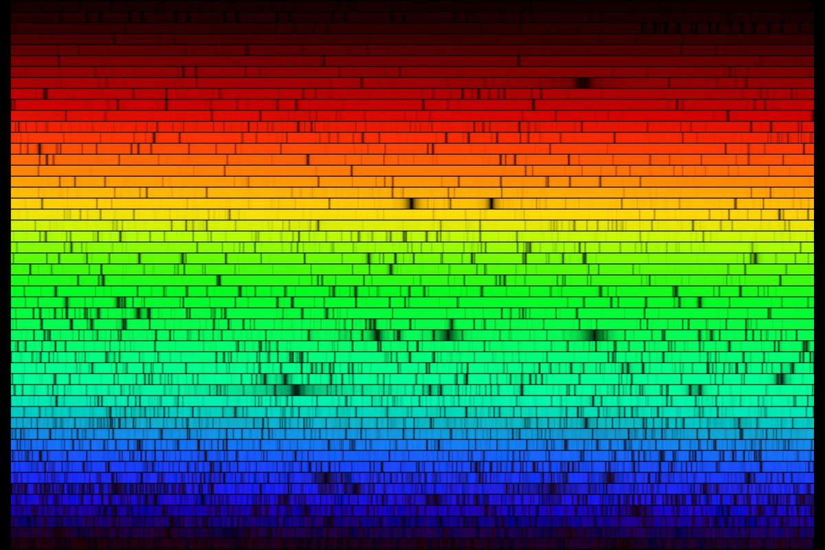 A high resolution spectrum of the Sun