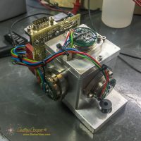 A seismic sensor made from three Honeywell QA-1400 accelerometers