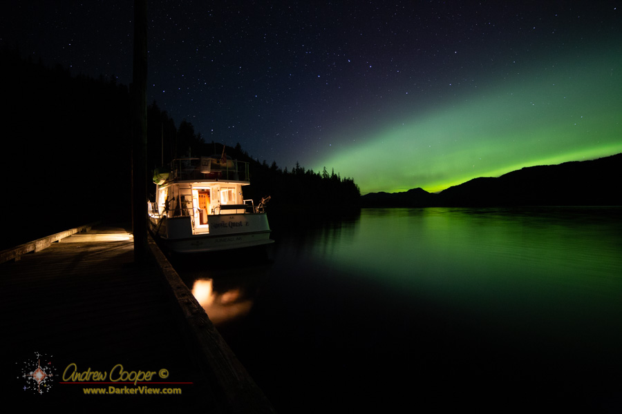The Nordic Quest Under Aurora at Helm Bay
