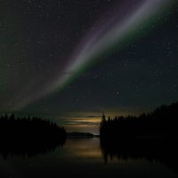 Aurora over Helm Bay