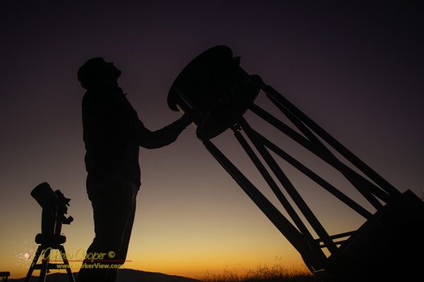 Awaiting dark with the 20" telescope