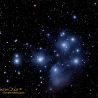 The Pleiades, color image through LRGB filters
