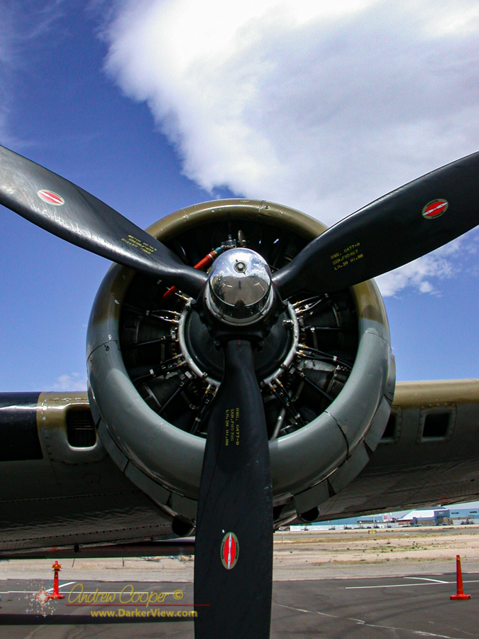 #2 engine of B-17 Nine-O-Nine