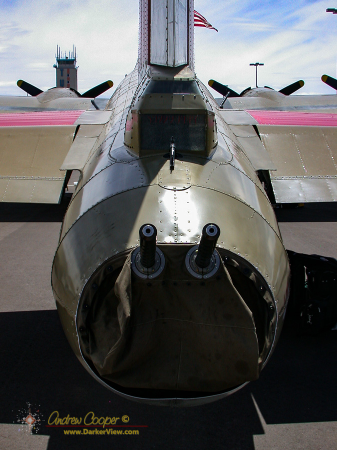 Tail gun of B-17 Nine-O-Nine