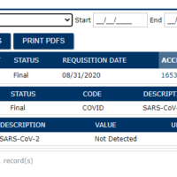 SARS-CoV-2 Test Results. Negative... This time.