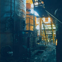 Boilers in the Kōloa sugar mill