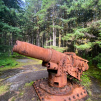 A six inch gun emplacement