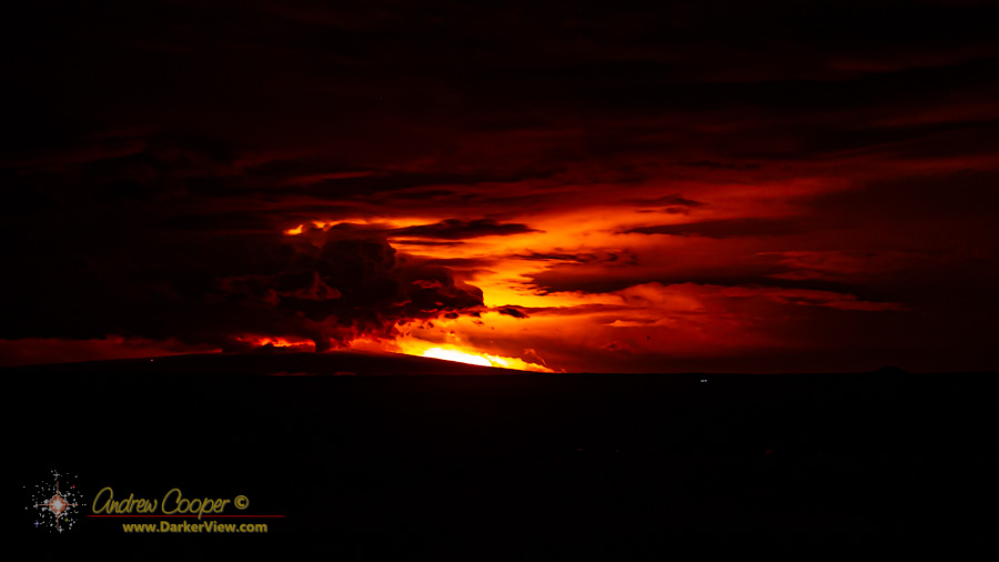 Mauna Loa Eruption from Waikoloa