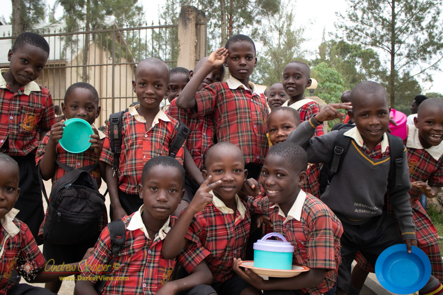 Students at the GSM near Masaka, Uganda