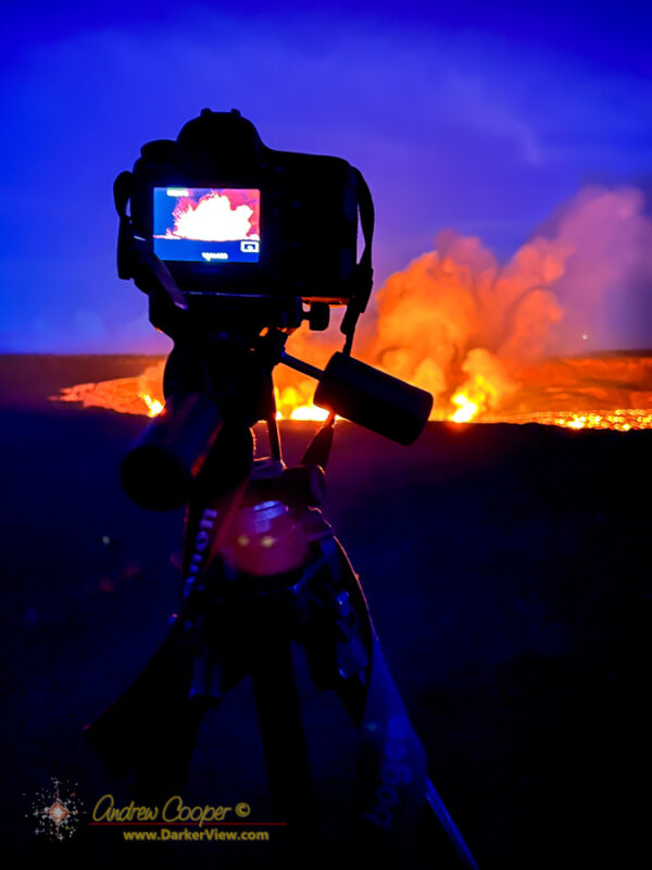 Photographing the September 2023 eruption at Kilauea