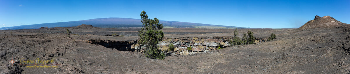 Twin Craters along the Mauna Iki Trail in the Kaʻu Desert