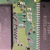 Severe corrosion of a printed circuit with exposure to shoreline conditions