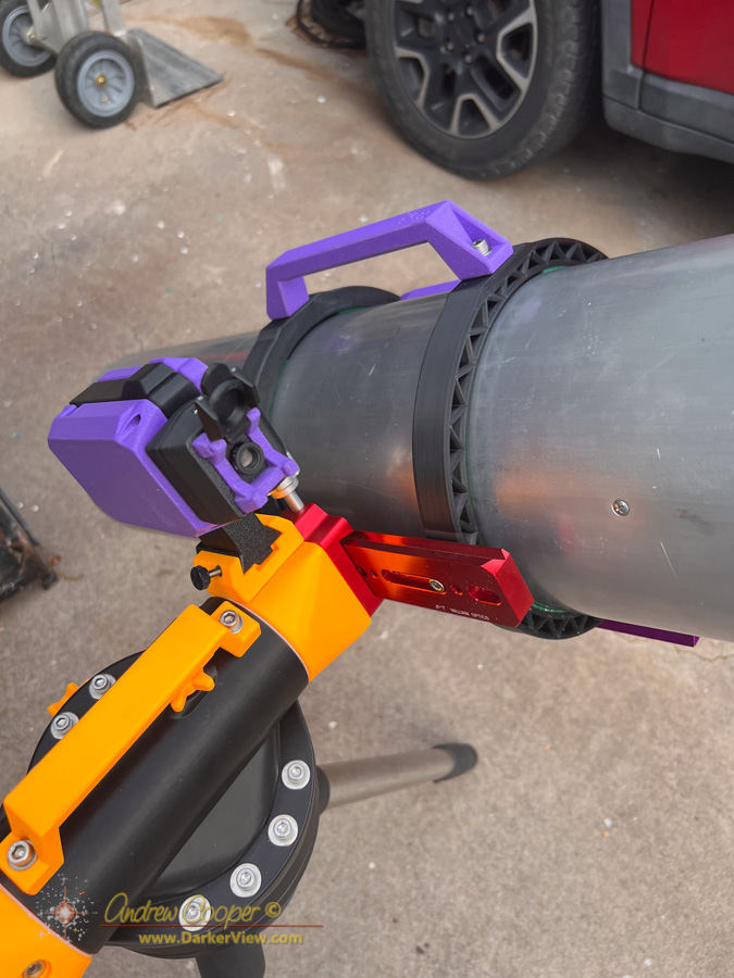 A set of new 3D printed tube rings for Primero, the 6" f/5 RFT