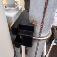 An ABS 3D print that has spent four years in intense tropical sunlight.