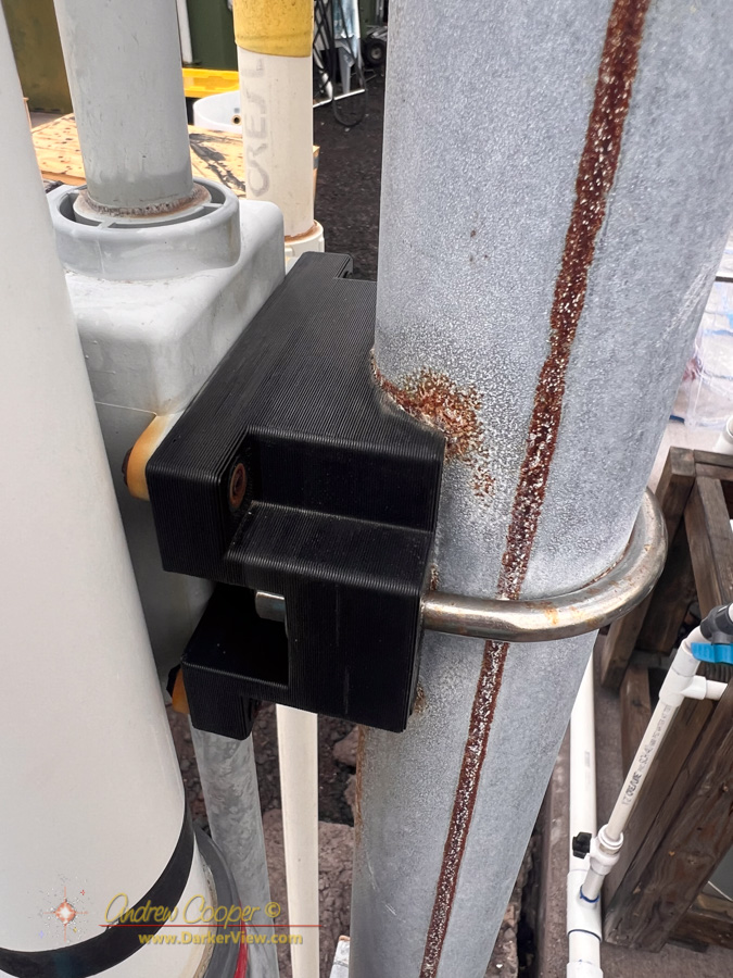 An ABS 3D print that has spent four years in intense tropical sunlight.